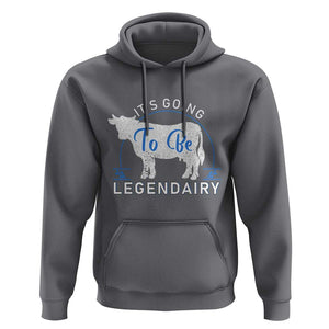 Funny Dairy Milk Hoodie It's Going To Be Legendairy Cow Joke Legendary TS11 Charcoal Print Your Wear