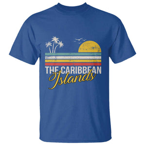 The Caribbean Islands T Shirt Retro Vacation Beach Caribbean Sea Tour TS11 Royal Blue Print Your Wear