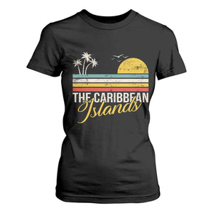 The Caribbean Islands T Shirt For Women Retro Vacation Beach Caribbean Sea Tour TS11 Black Print Your Wear