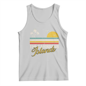 The Caribbean Islands Tank Top Retro Vacation Beach Caribbean Sea Tour TS11 Ash Print Your Wear