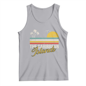 The Caribbean Islands Tank Top Retro Vacation Beach Caribbean Sea Tour TS11 Athletic Heather Print Your Wear