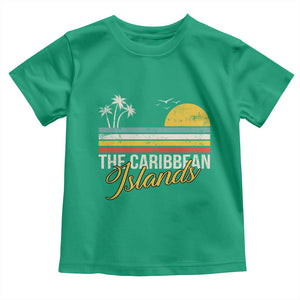 The Caribbean Islands Toddler T Shirt Retro Vacation Beach Caribbean Sea Tour TS11 Irish Green Print Your Wear