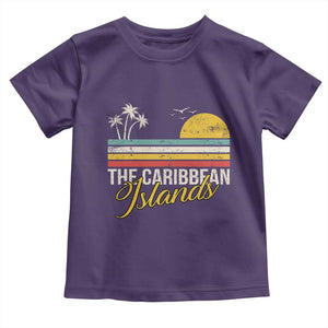 The Caribbean Islands Toddler T Shirt Retro Vacation Beach Caribbean Sea Tour TS11 Purple Print Your Wear
