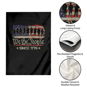 We The People Since 1776 Garden Flag 250 Years America Anniversary Vintage American Flag TS11 Print Your Wear