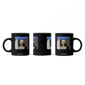 There is Motion At Your Front Door George Washington Meme Coffee Mug