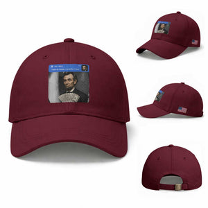 There is Motion At Your Front Door Abraham Lincoln Meme Baseball Cap