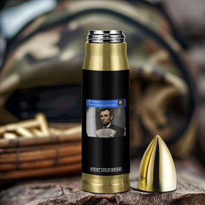 There is Motion At Your Front Door Abraham Lincoln Meme Bullet Tumbler