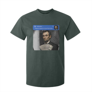 There is Motion At Your Front Door Abraham Lincoln Meme T Shirt For Kid