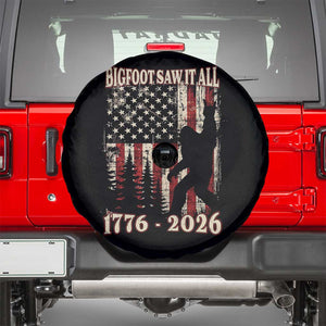 Bigfoot 250th Anniversary USA Spare Tire Cover Bigfoot Saw It All 1776 2026 4th of July