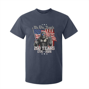 250th Anniversary USA Bigfoot T Shirt For Kid Sasquatch 250 Years Independence