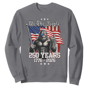 250th Anniversary USA Bigfoot Sweatshirt Sasquatch 250 Years Independence