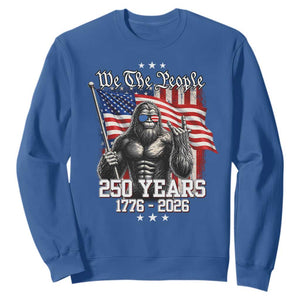 250th Anniversary USA Bigfoot Sweatshirt Sasquatch 250 Years Independence