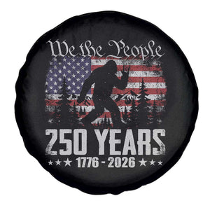 Bigfoot 250 Years American Flag Patriotic 1776 2026 Spare Tire Cover