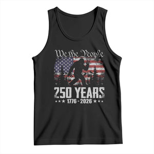 Bigfoot 250 Years American Flag Patriotic 1776 2026 Tank Top