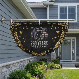 Bigfoot 250 Years American Flag 1776 2026 Patriotic Fan Flag