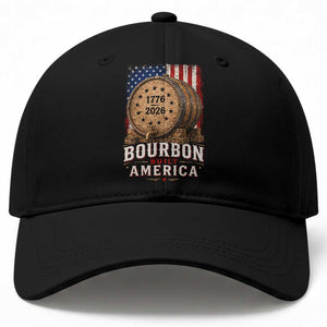 Bourbon Built America 250 Years Baseball Cap Patriotic Whiskey 250th Anniversary USA