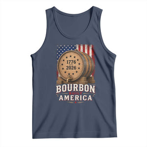 Bourbon Built America 250 Years Tank Top Patriotic Whiskey 250th Anniversary USA
