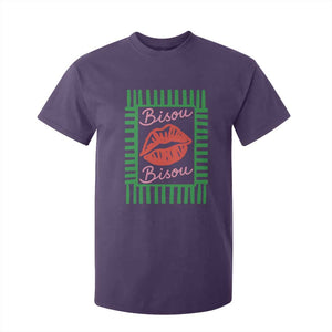 French Bisous Paris Vacation Retro Summer Vibes T Shirt For Kid TS11 Purple Print Your Wear