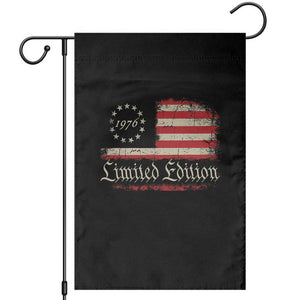 50th Birthday 1976 Limited Edition Garden Flag Gifts for 50 Years Old Vintage American Flag