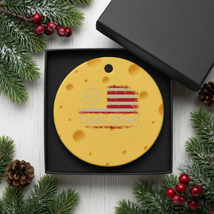 50th Birthday 1976 Limited Edition Ceramic Ornament Gifts for 50 Years Old Vintage American Flag TS11 1pc Yellow Cheese Print Your Wear