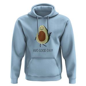 Avocado Hoodie Avo Good Day Cute Fruit TS11 Light Blue Print Your Wear