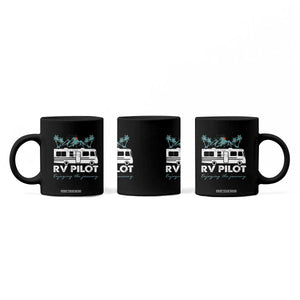 Funny RV Pilot Camping Coffee Mug Enjoying The Journey Motorhome Travel Vacation TS11 Print Your Wear
