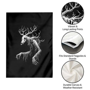 Wendigo Monster Skinwalker Mythical Cryptid Garden Flag TS11 Print Your Wear
