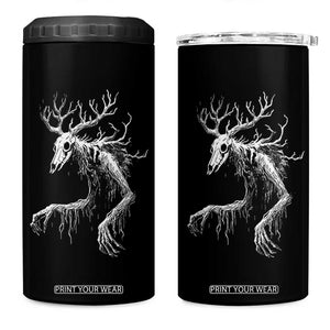 Wendigo Monster Skinwalker Mythical Cryptid 4 in 1 Can Cooler Tumbler TS11 One Size: 16 oz Black Print Your Wear