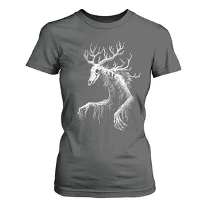 Wendigo Monster Skinwalker Mythical Cryptid T Shirt For Women TS11 Dark Heather Print Your Wear