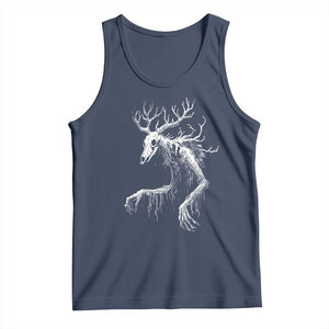 Wendigo Monster Skinwalker Mythical Cryptid Tank Top TS11 Navy Print Your Wear