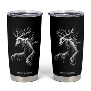 Wendigo Monster Skinwalker Mythical Cryptid Tumbler Cup TS11 Black Print Your Wear