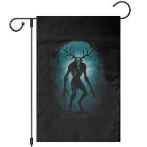 Wendigo Monster Skinwalker Mythical Cryptid Dark Forest Garden Flag TS11 Black Print Your Wear