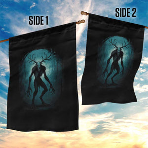 Wendigo Monster Skinwalker Mythical Cryptid Dark Forest Garden Flag TS11 Print Your Wear