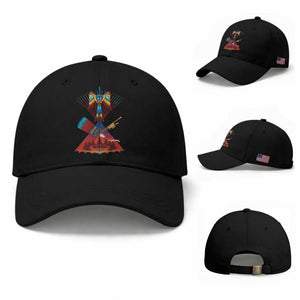 Native American Indigenous Heritage Peyote Water Bird Baseball Cap