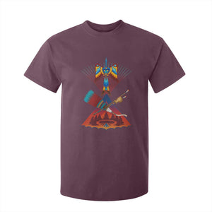 Native American Indigenous Heritage Peyote Water Bird T Shirt For Kid TS11 Maroon Print Your Wear