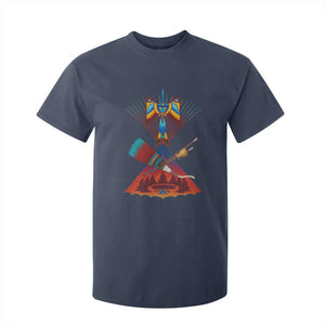 Native American Indigenous Heritage Peyote Water Bird T Shirt For Kid TS11 Navy Print Your Wear