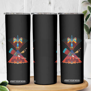 Native American Indigenous Heritage Peyote Water Bird Skinny Tumbler TS11 Print Your Wear