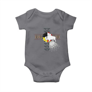 Native American White Buffalo Baby Onesie Seven Sacred Grandfather Teachings TS11 Charcoal Print Your Wear
