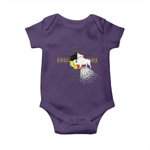 Native American White Buffalo Baby Onesie Seven Sacred Grandfather Teachings TS11 Purple Print Your Wear