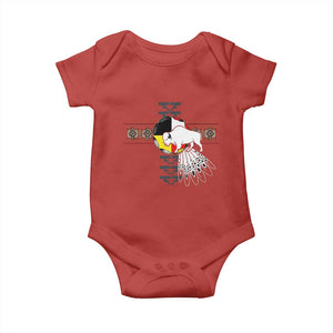 Native American White Buffalo Baby Onesie Seven Sacred Grandfather Teachings TS11 Red Print Your Wear