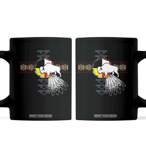 Native American White Buffalo Coffee Mug Seven Sacred Grandfather Teachings TS11 Black Print Your Wear