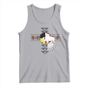 Native American White Buffalo Tank Top Seven Sacred Grandfather Teachings TS11 Athletic Heather Print Your Wear