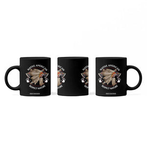 Native American Respect Nature Coffee Mug Indigenous Indian War Bonnet Tomahawks TS11 Print Your Wear