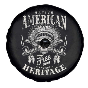Native American Free Soul Ancient Heritage Spare Tire Cover Vintage Indian American Chief TS11 Print Your Wear