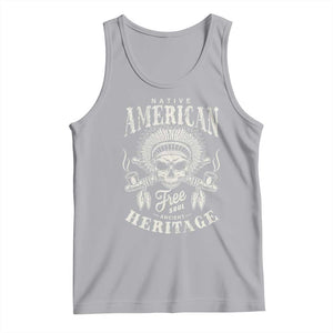 Native American Free Soul Ancient Heritage Tank Top Vintage Indian American Chief TS11 Athletic Heather Print Your Wear