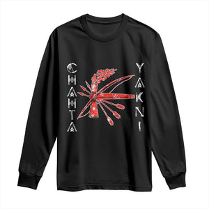 Chahta Yakni Tribe Long Sleeve Shirt Native American Indian Choctaw Nation Culture TS11 Black Print Your Wear