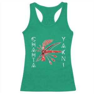 Chahta Yakni Tribe Racerback Tank Top Native American Indian Choctaw Nation Culture TS11 Irish Green Print Your Wear
