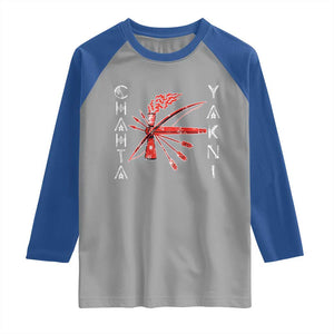 Chahta Yakni Tribe Raglan Shirt Native American Indian Choctaw Nation Culture TS11 Sport Gray Royal Print Your Wear