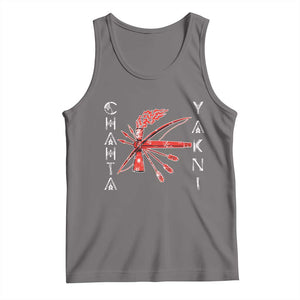 Chahta Yakni Tribe Tank Top Native American Indian Choctaw Nation Culture TS11 Deep Heather Print Your Wear