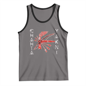 Chahta Yakni Tribe Tank Top Native American Indian Choctaw Nation Culture TS11 Deep Heather Black Print Your Wear